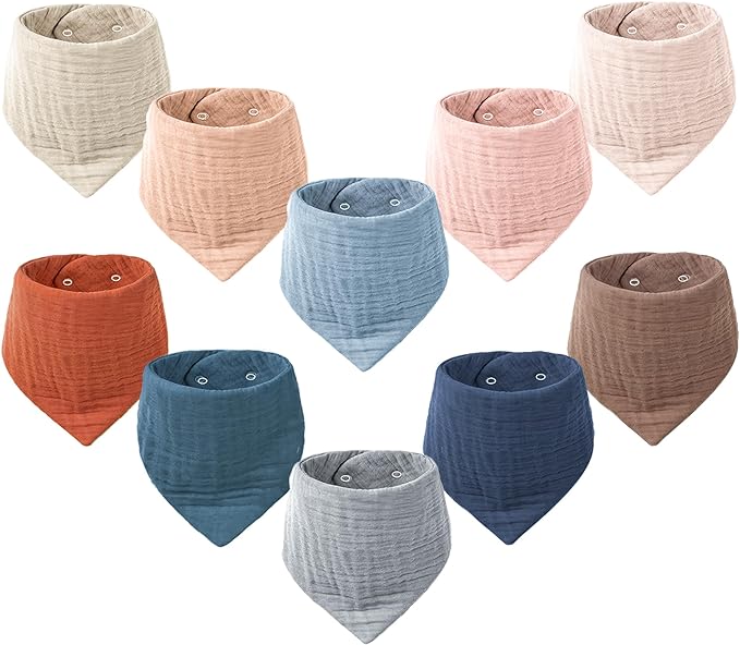 The best baby muslin bibs to help with baby stain prevention