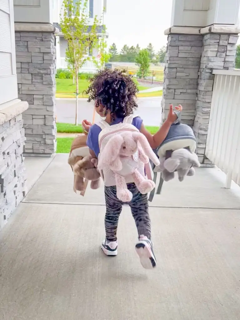 Toddler Backpack Bunny, Reindeer, Elephant